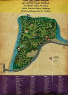 Mapa botanické v Peradeniya Mapa botanické v Peradeniya