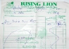 Účet z Rising Lion